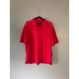 Calloway Golf sport  men's red Stretch Pique short sleeve polo size x-large